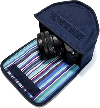 SONY α7CII ズームレンズキット ケース,ストラップ付き Amazon.co.jp: suono ソニー α7C II ケース (ネイビー・アズーリ